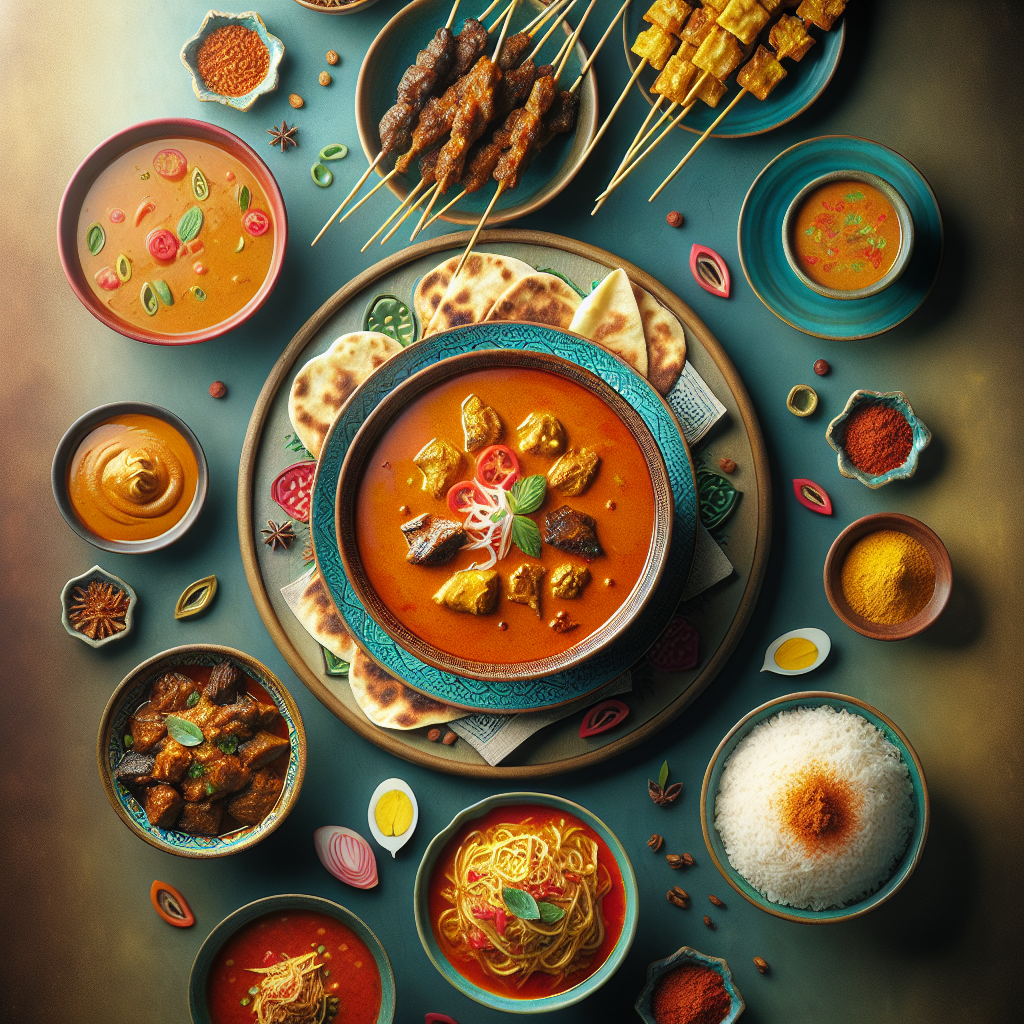 Exploring the Rich Flavors of Indonesia Through Traditional Food Posters